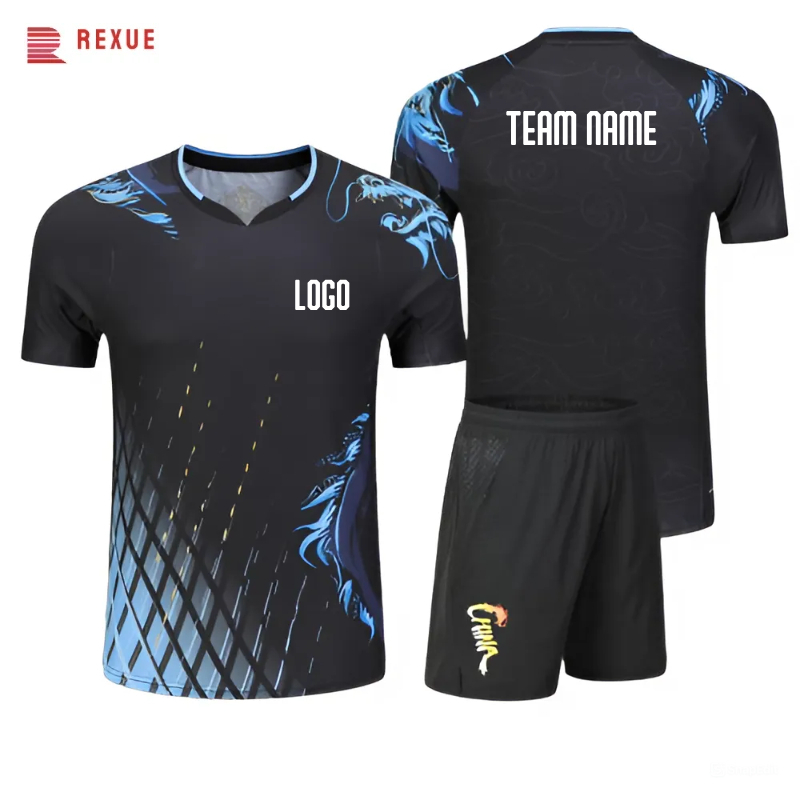 Table Tennis Zhang Jike - Print Badminton Tennis T-Shirt Voor Mannen