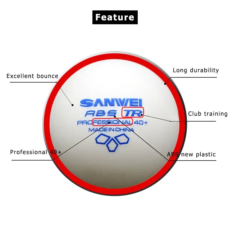 SANWEI-ABS TR 3-sterren tafelt - Table Tennis Olympics recensie en prijs