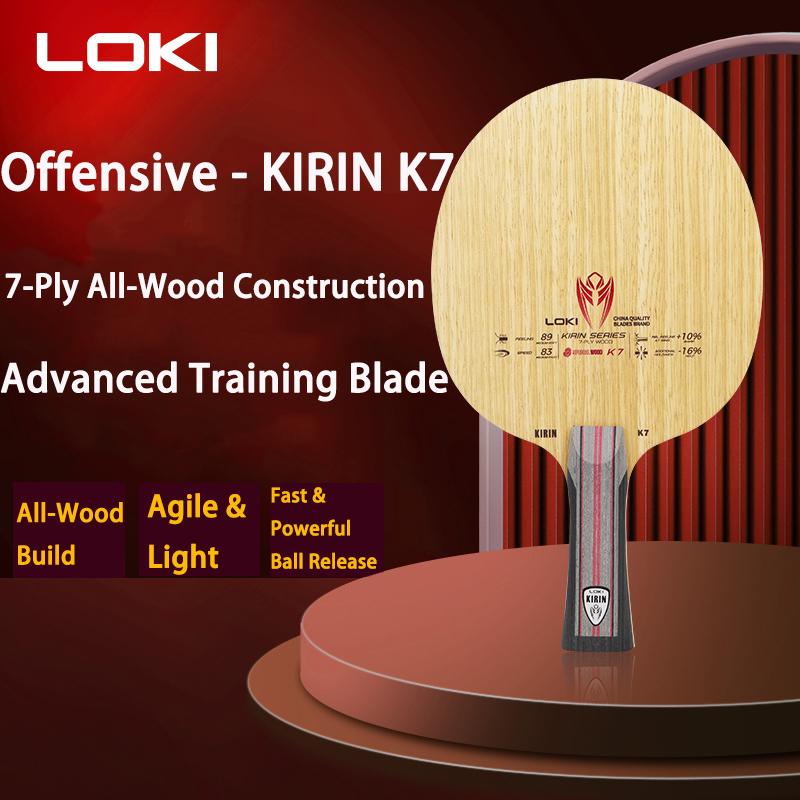 LOKI 7-laags puur houten pingp - Table Tennis Loki recensie en prijs